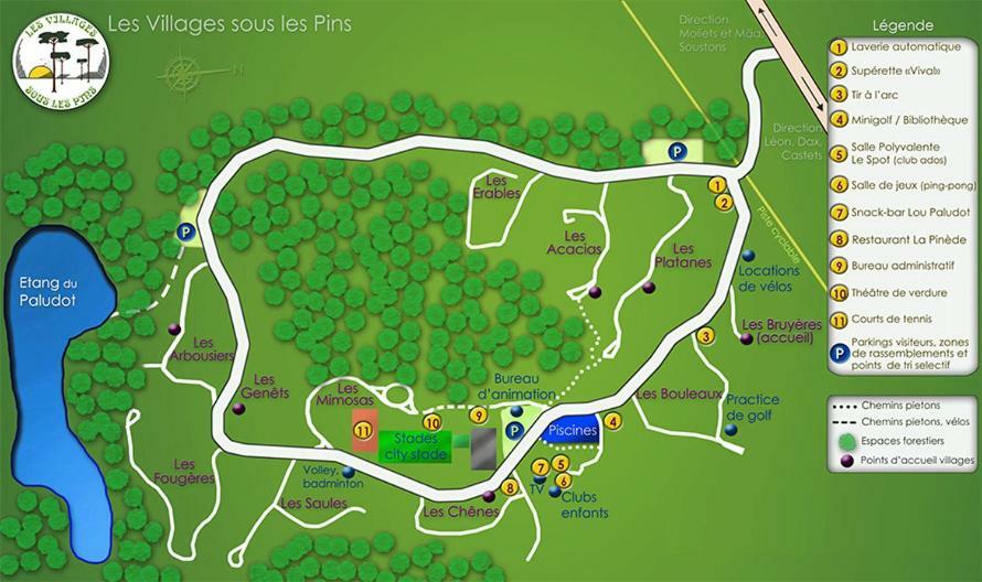 Les Fougeres A81 Les Villages Sous Les Pins Leon 40550 Buitenkant foto